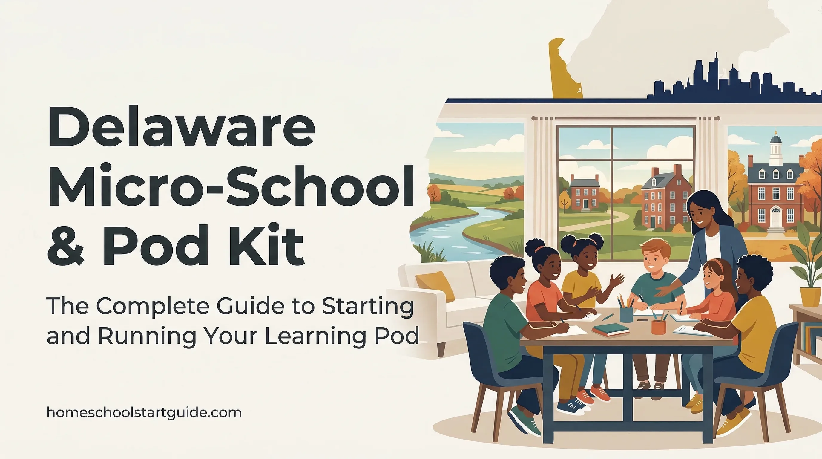 Delaware Micro-School & Pod Kit — The Complete Blueprint to Start, Run, and Legally Structure a Learning Pod in Delaware