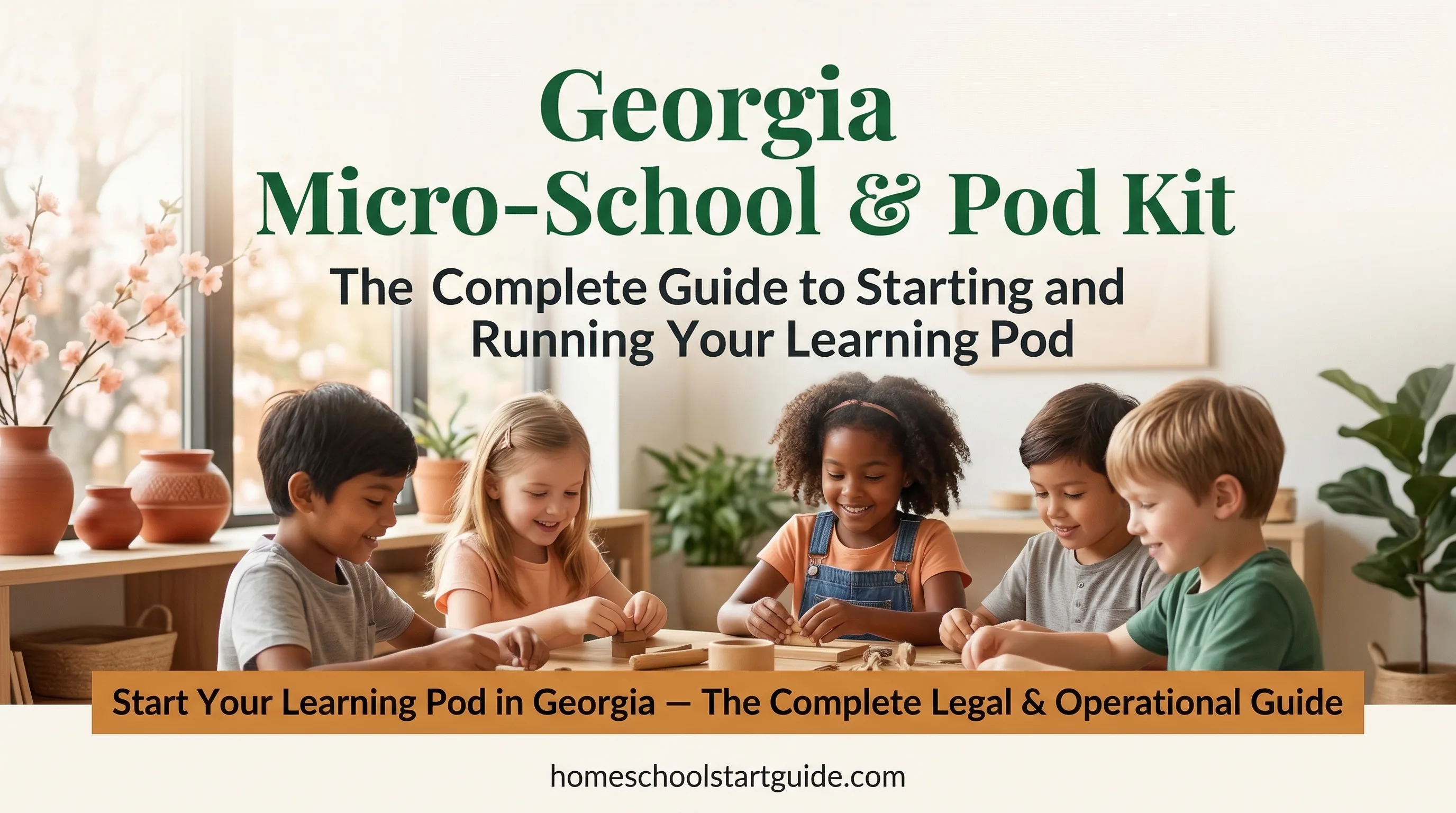 Georgia Micro-School & Pod Kit — Start Your Learning Pod Legally in the Peach State