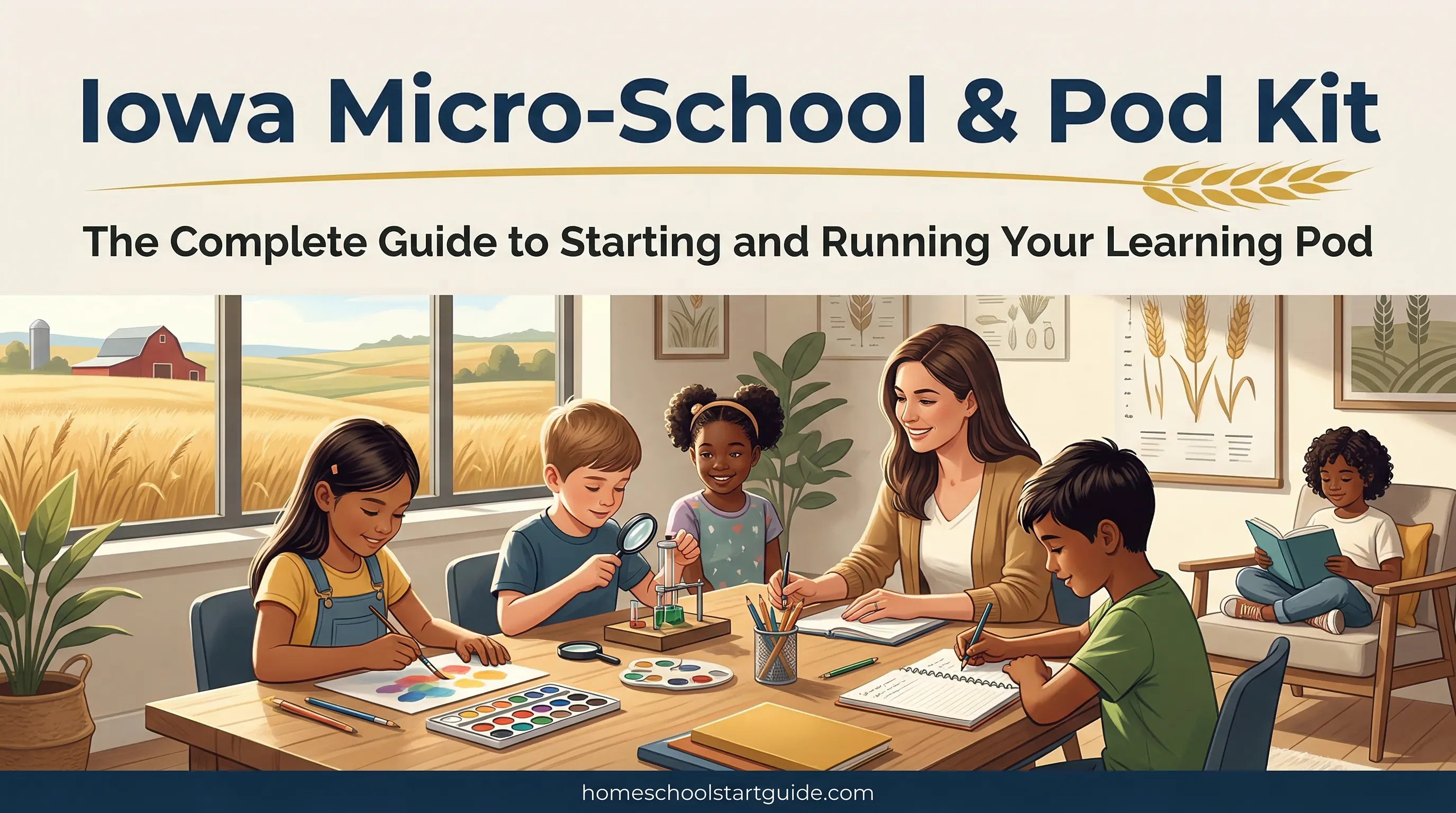 Iowa Micro-School & Pod Kit — The Complete Blueprint to Start, Run, and Legally Protect a Learning Pod in Iowa