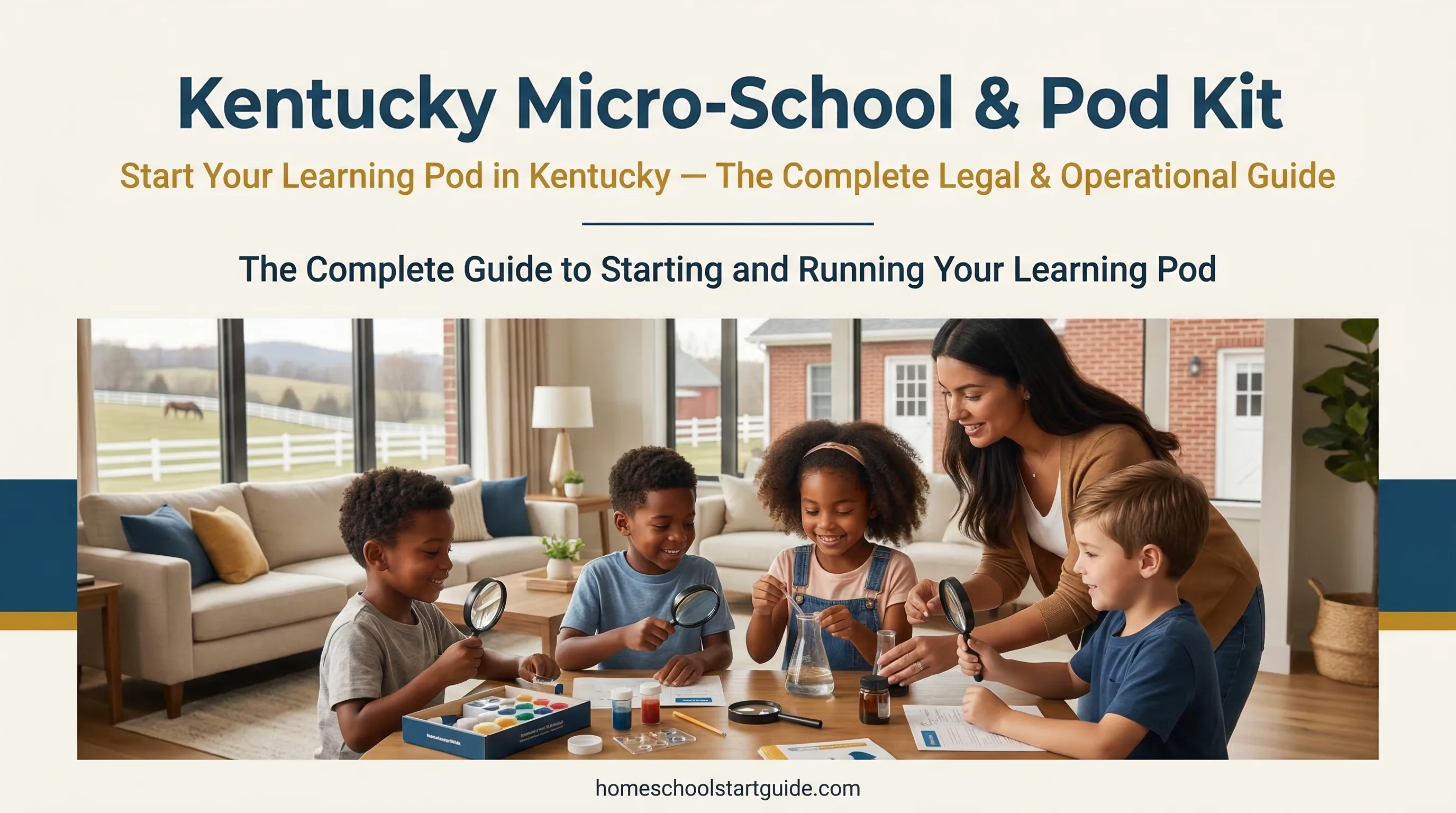 Kentucky Micro-School & Pod Kit — The Complete Blueprint to Start, Run, and Legally Structure a Learning Pod in Kentucky