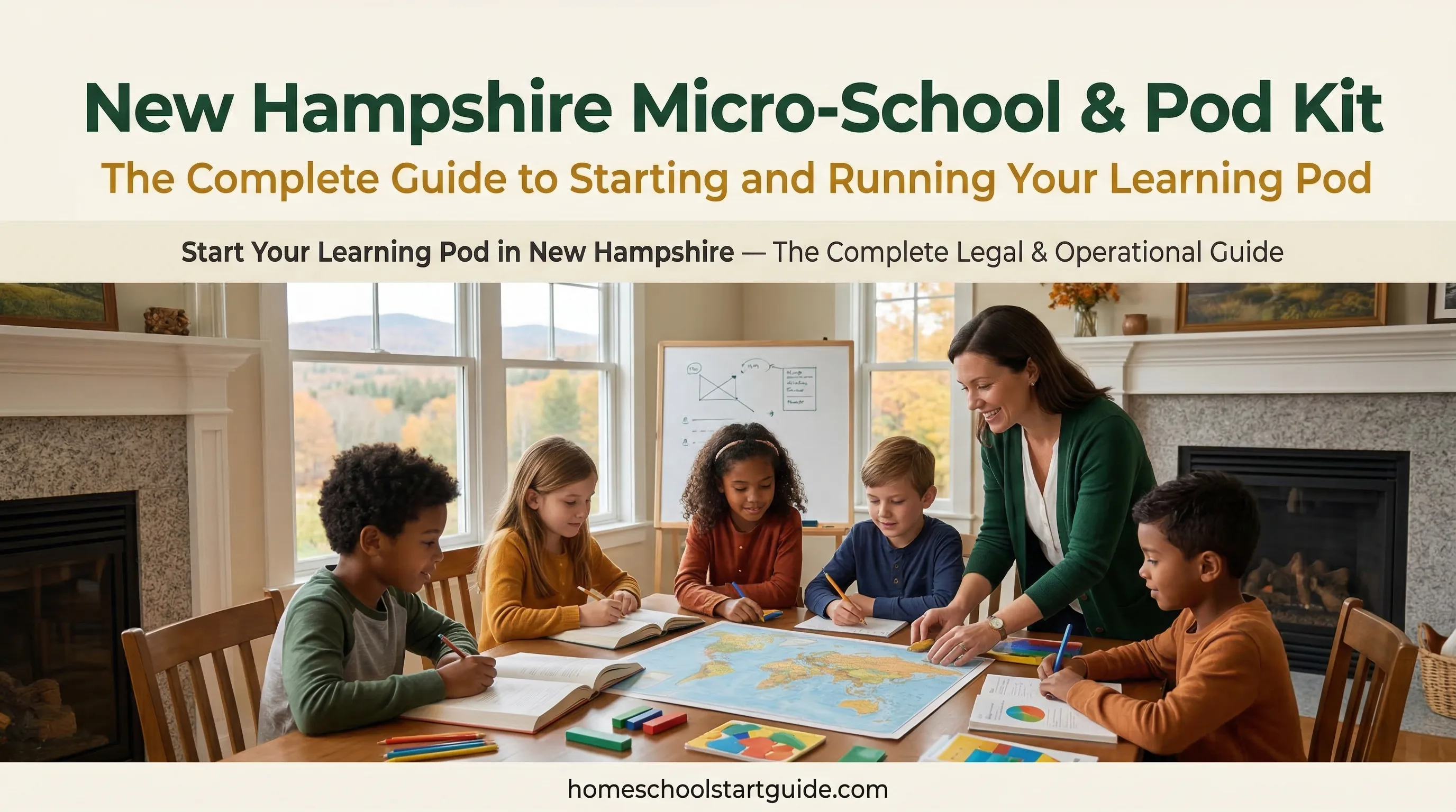 New Hampshire Micro-School & Pod Kit — The Complete Blueprint to Start, Fund, and Legally Structure a Learning Pod in the Granite State