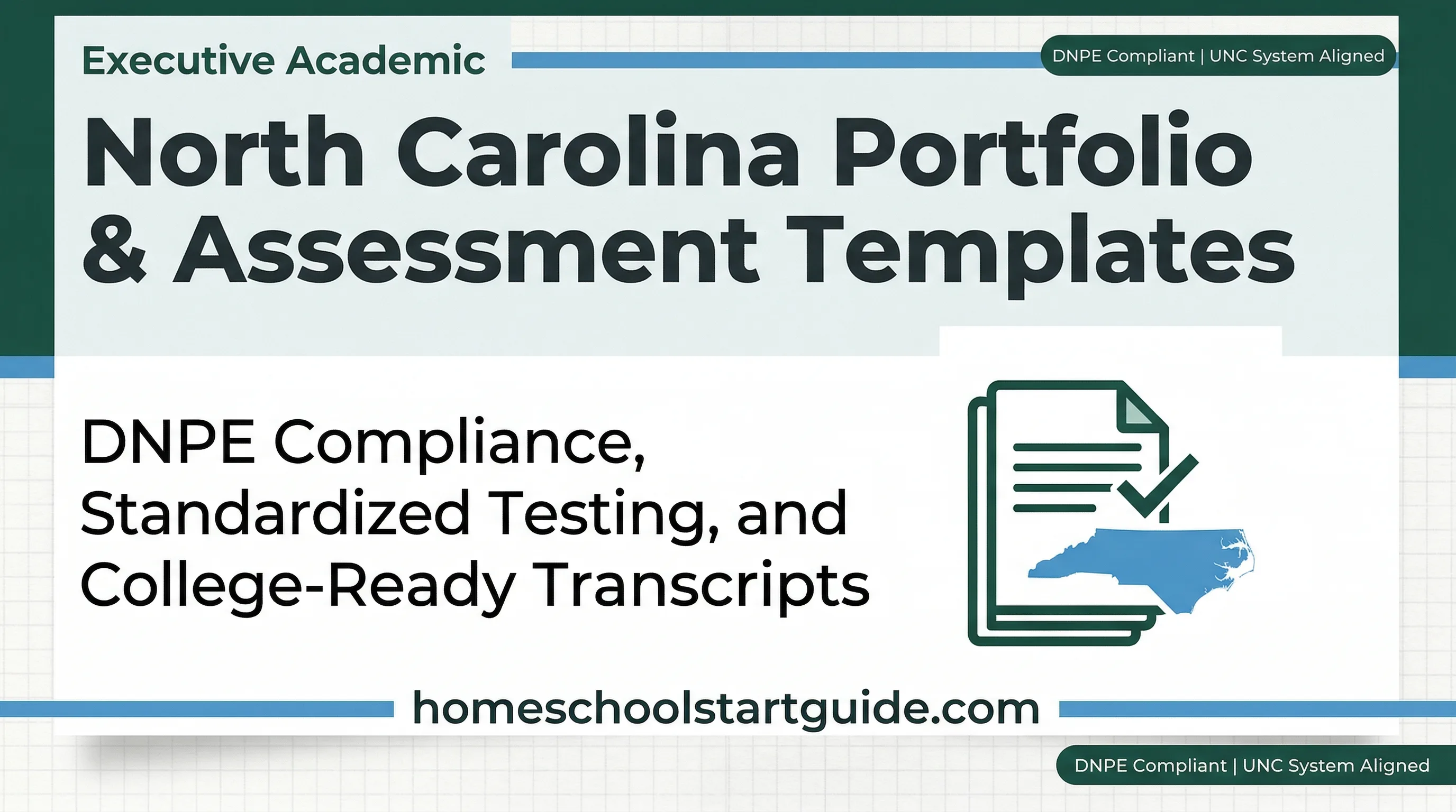 North Carolina Homeschool Portfolio & Assessment Templates