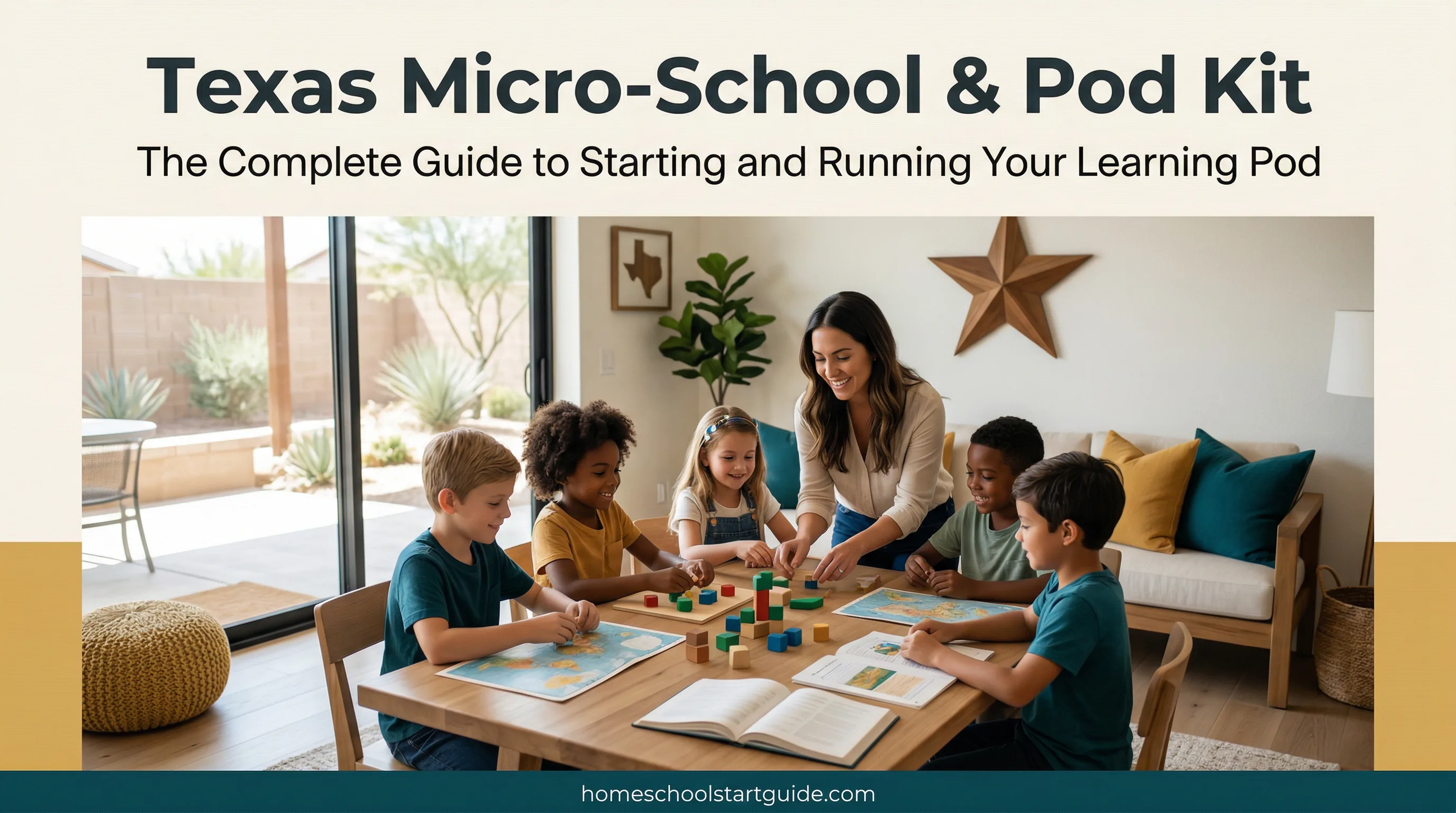 Texas Micro-School & Pod Kit — Start Your Learning Pod Legally and on Your Own Terms