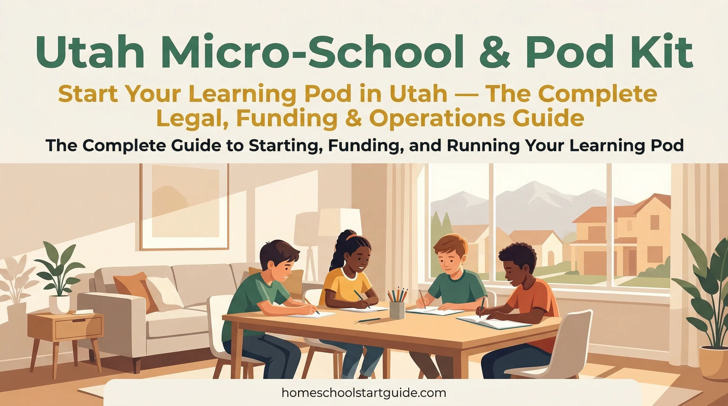 Utah Micro-School & Pod Kit — The Complete Blueprint to Start, Fund, and Legally Protect a Learning Pod in Utah