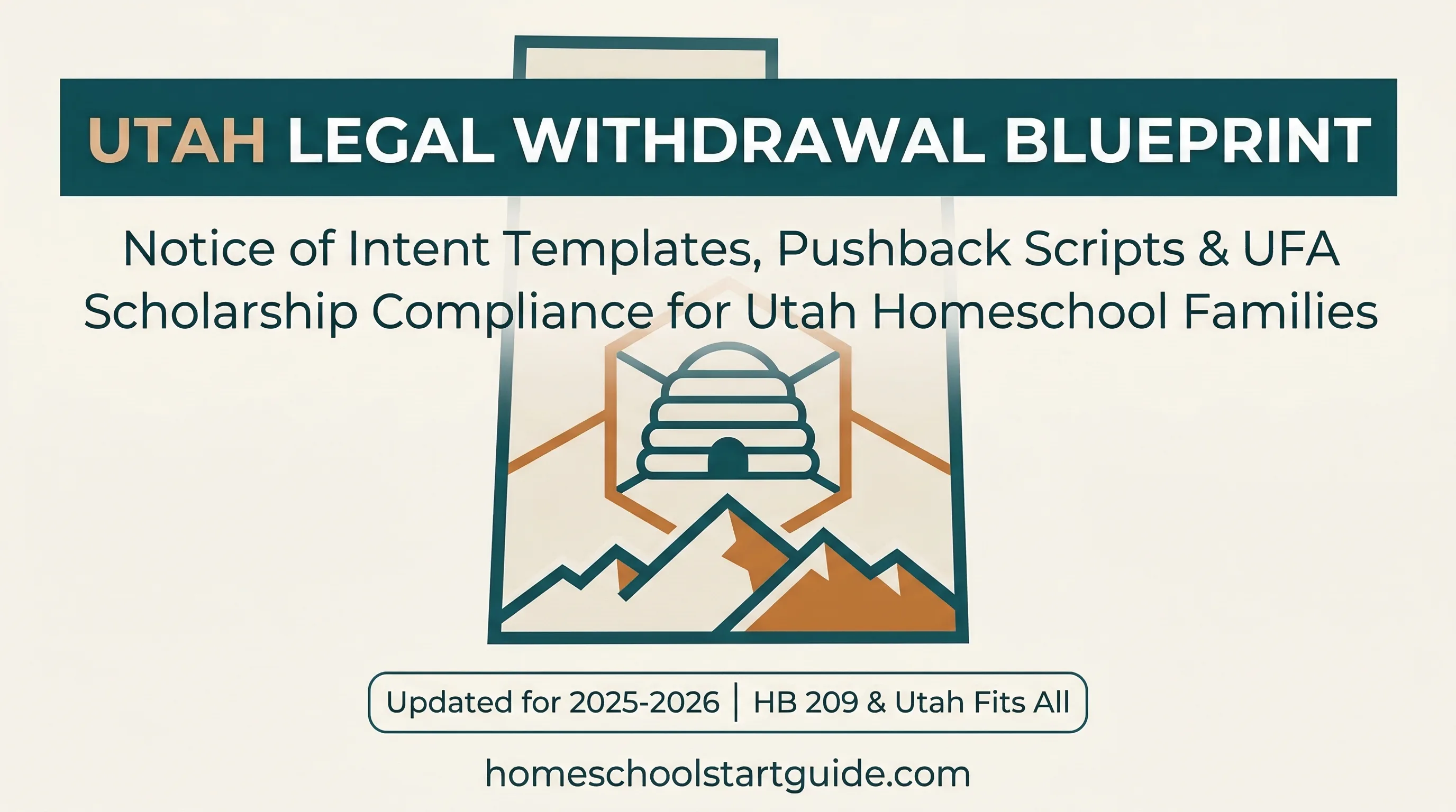 Utah Legal Withdrawal Blueprint — Your Complete Guide to Legally Withdrawing from School to Homeschool in Utah
