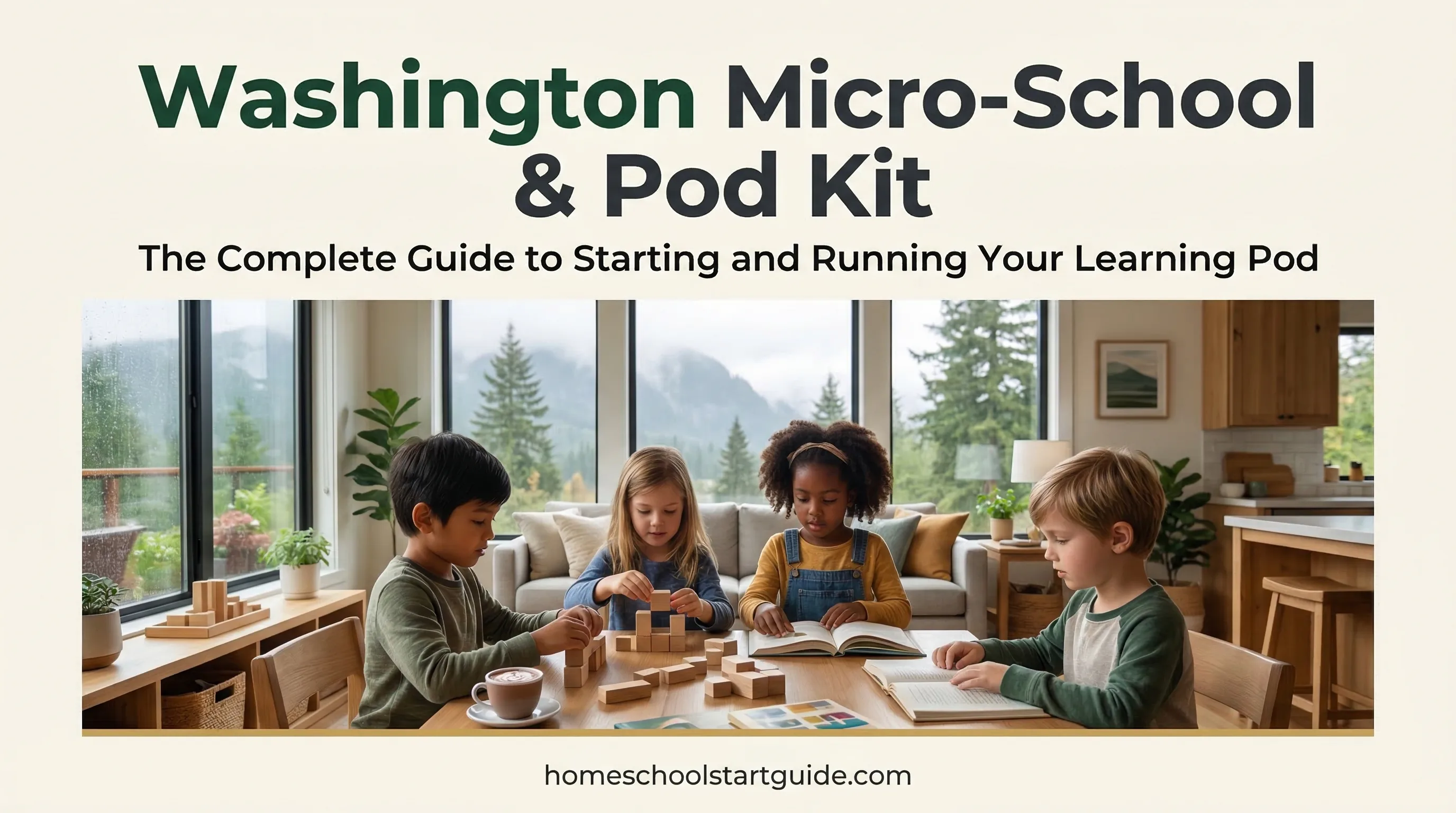 Washington Micro-School & Pod Kit — The Complete Blueprint to Start, Run, and Legally Protect a Learning Pod in Washington State