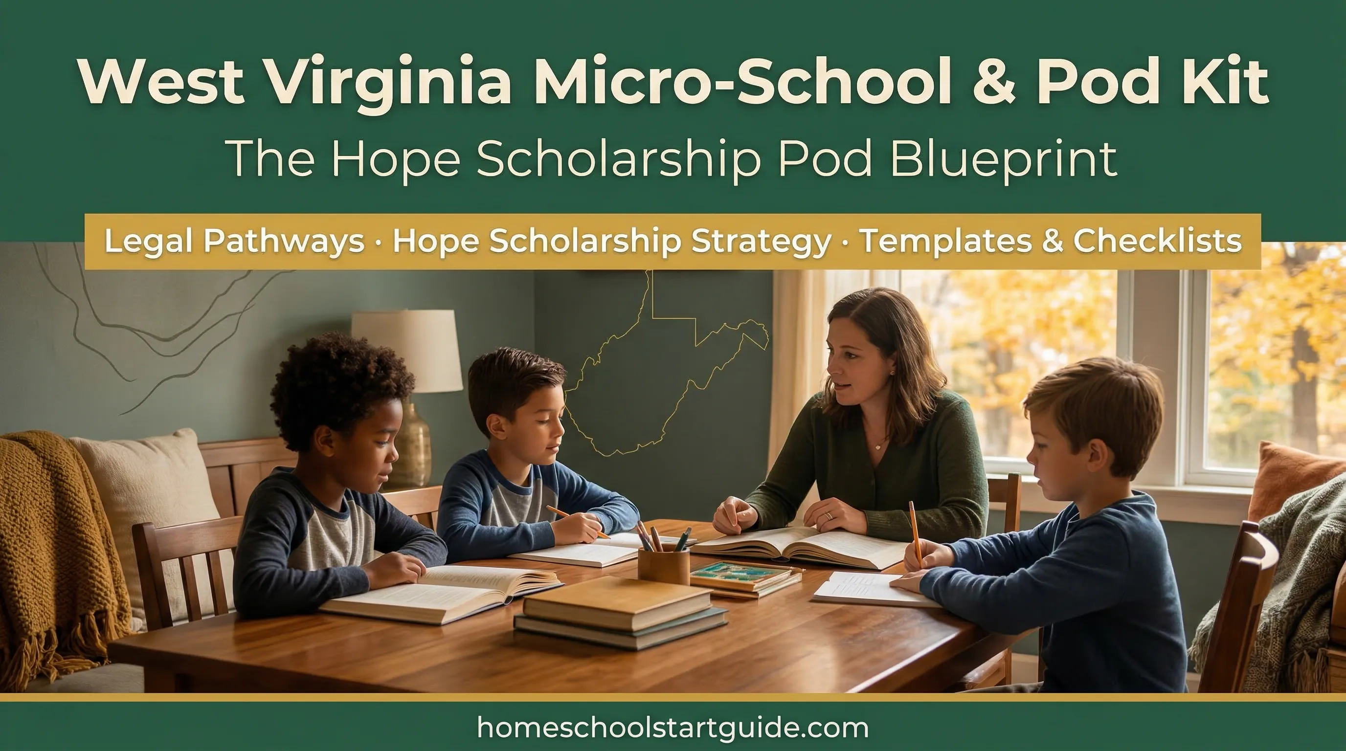 West Virginia Micro-School & Pod Kit — Start Your Own Learning Pod Under WV Code §18-8-1 with Hope Scholarship Funding