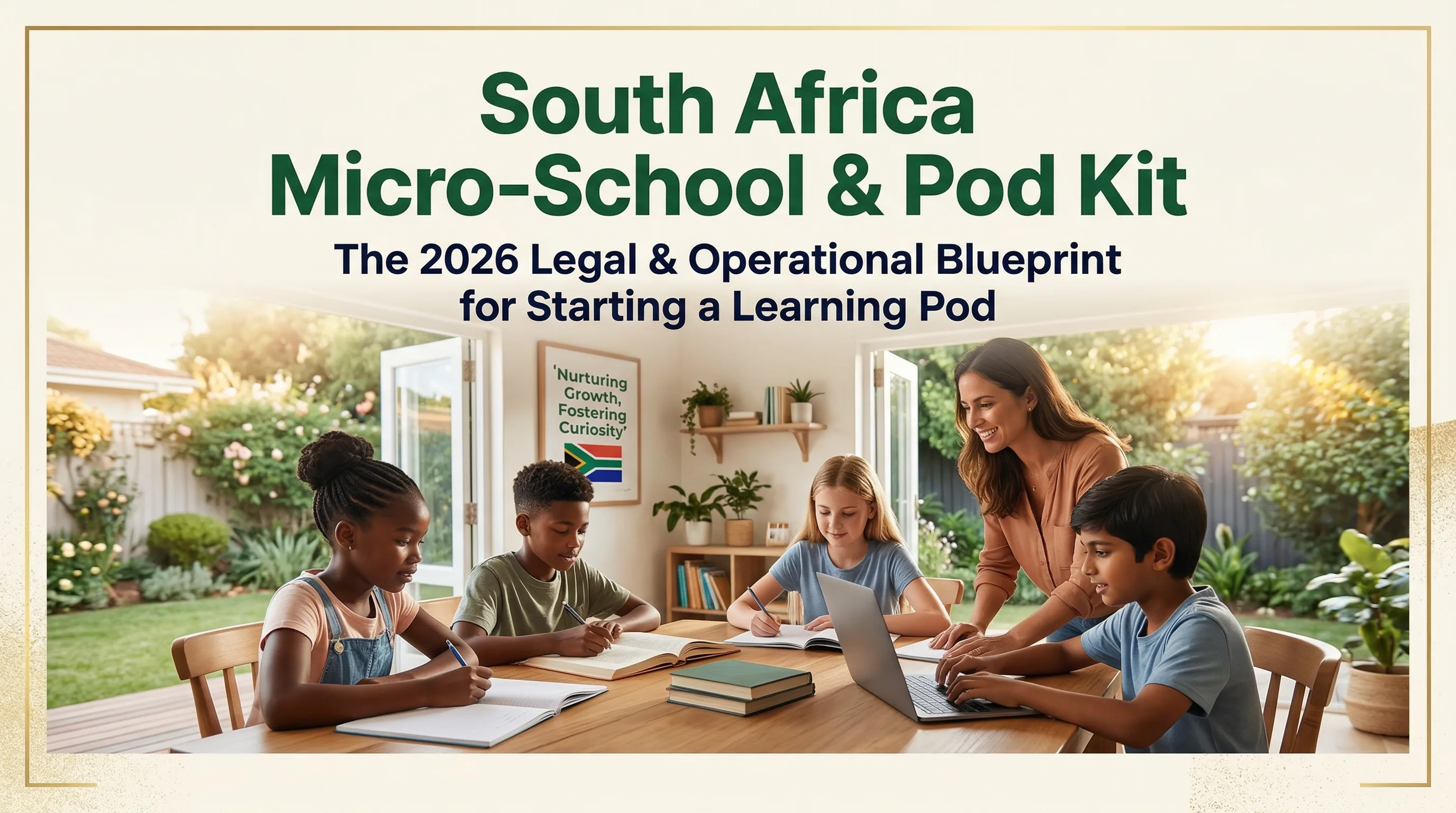 South Africa Micro-School & Pod Kit — Start a Learning Pod That's Legal, Affordable, and Built for Your Community