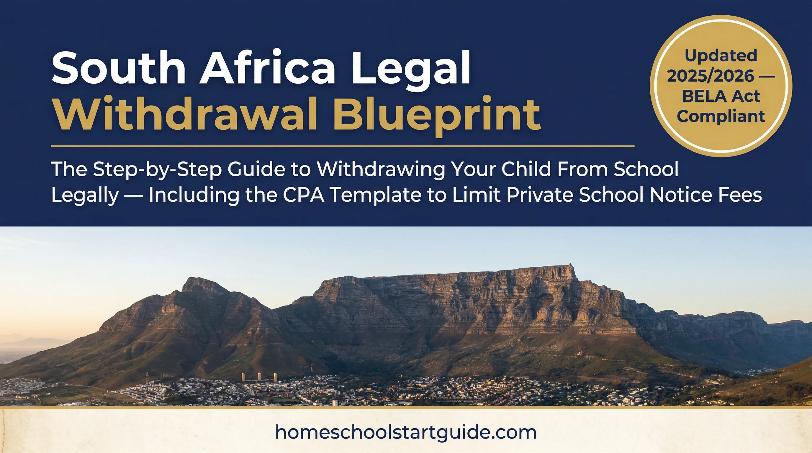 South Africa Legal Withdrawal Blueprint — How to Legally Remove Your Child from School and Start Homeschooling in South Africa